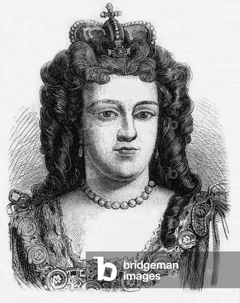 Anne of Great Britain, 19th century (engraving)