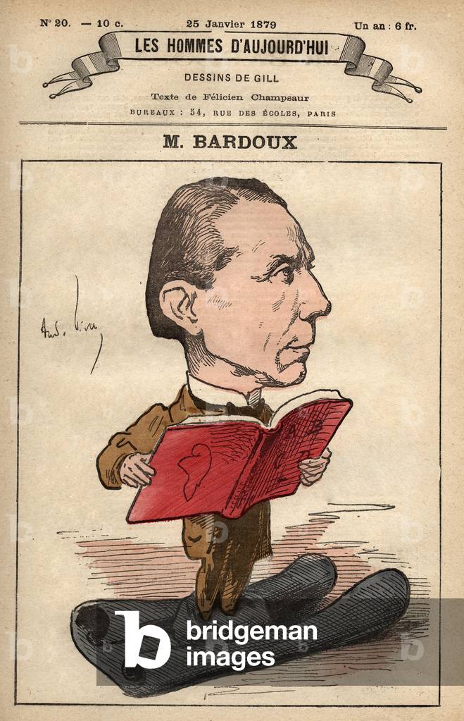 rontpage of French paper 