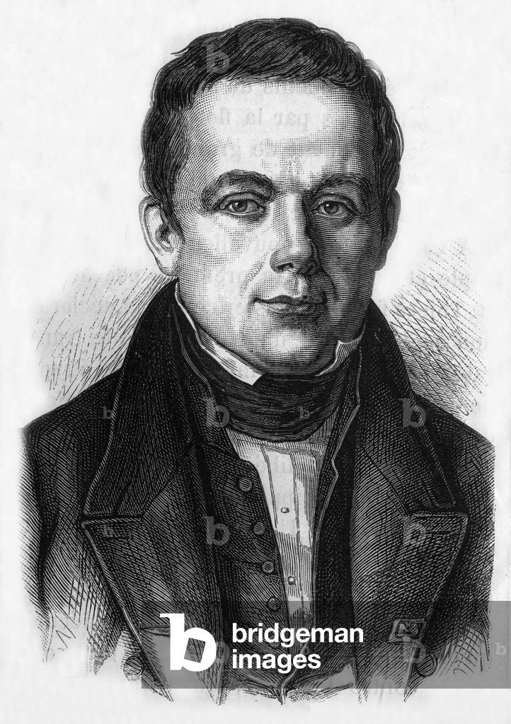 Abel François Villemain, 19th century (engraving)