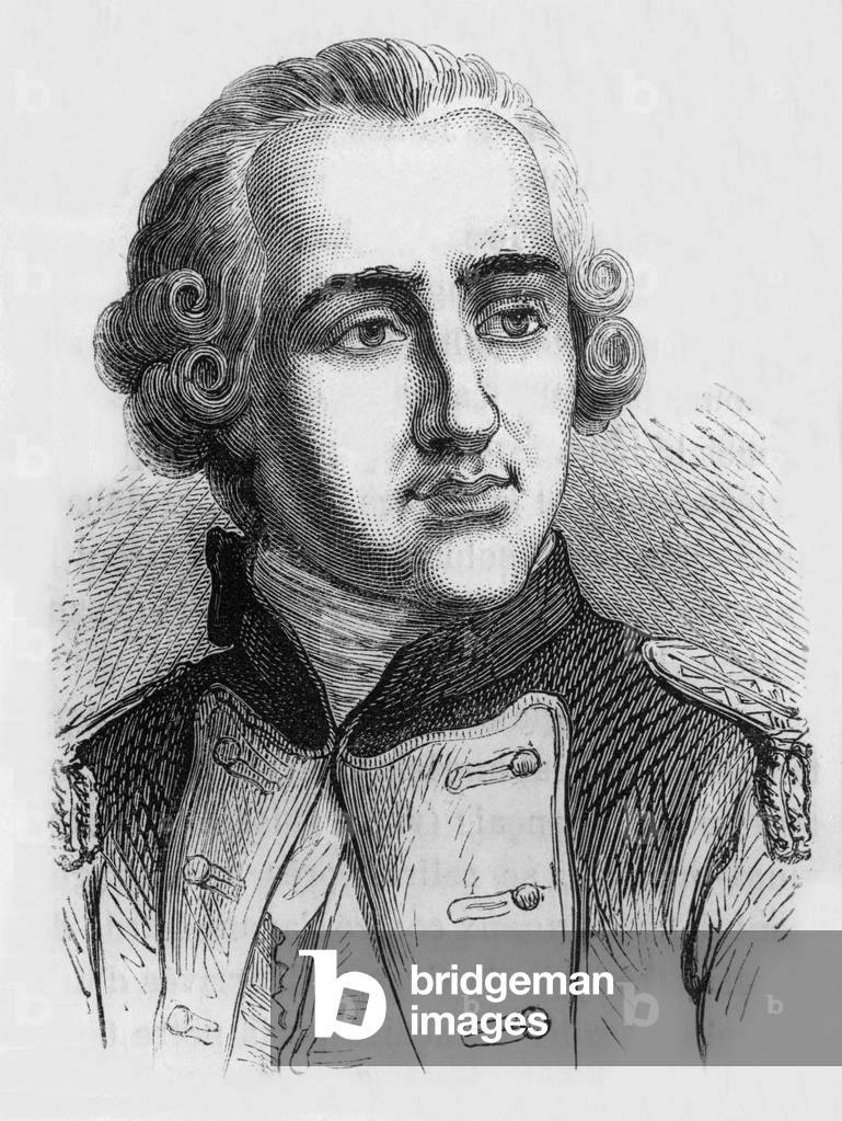 Comte de Rochambeau, 19th century (engraving)