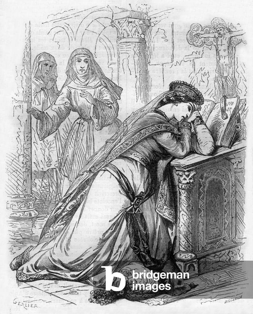 Bertrade de Montfort, 19th century (engraving)