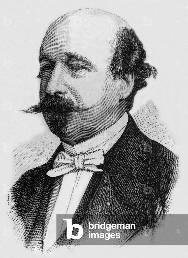 The Duc de Morny, 19th century (engraving)