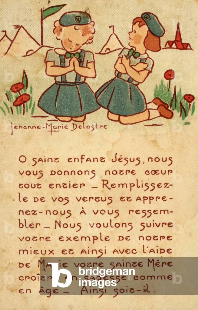 prayer of the cubs, around 1940