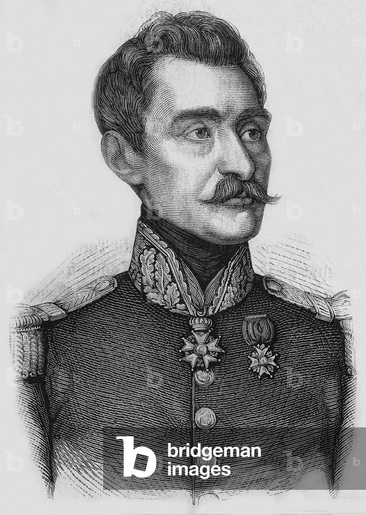 General Brea, 19th century (engraving)
