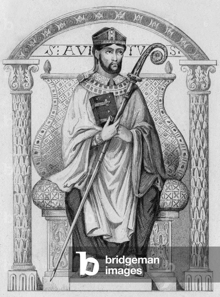 Saint Avitus patron of Volvic (print)
