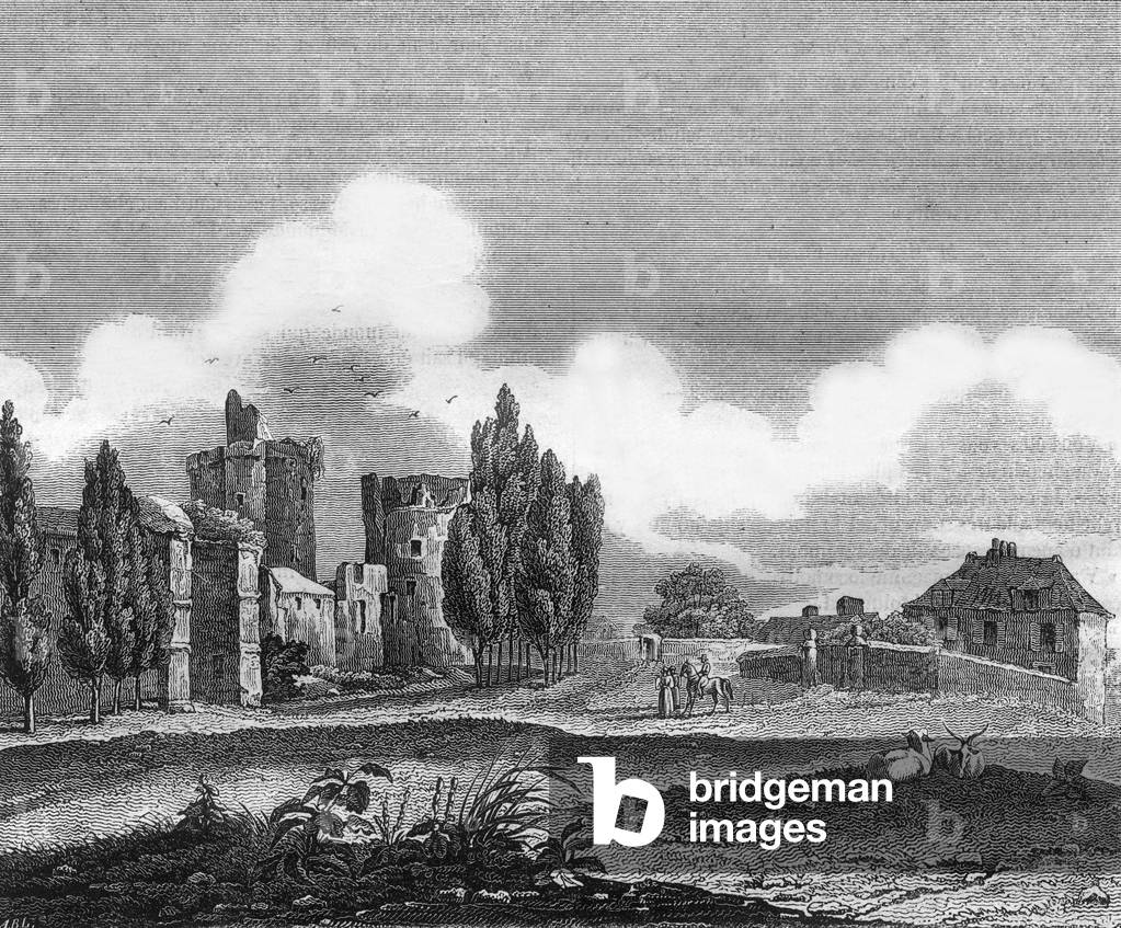 Chateau de Blandy-les-Tours, 1835 (engraving)