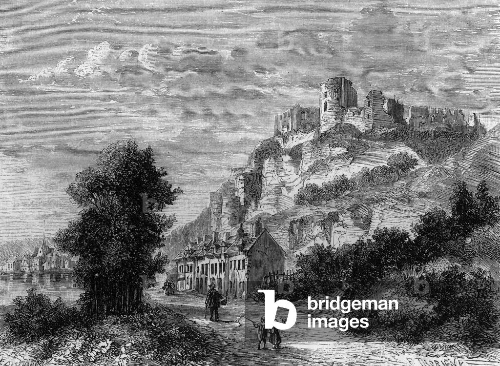 Château-Gaillard, 19th century (engraving)