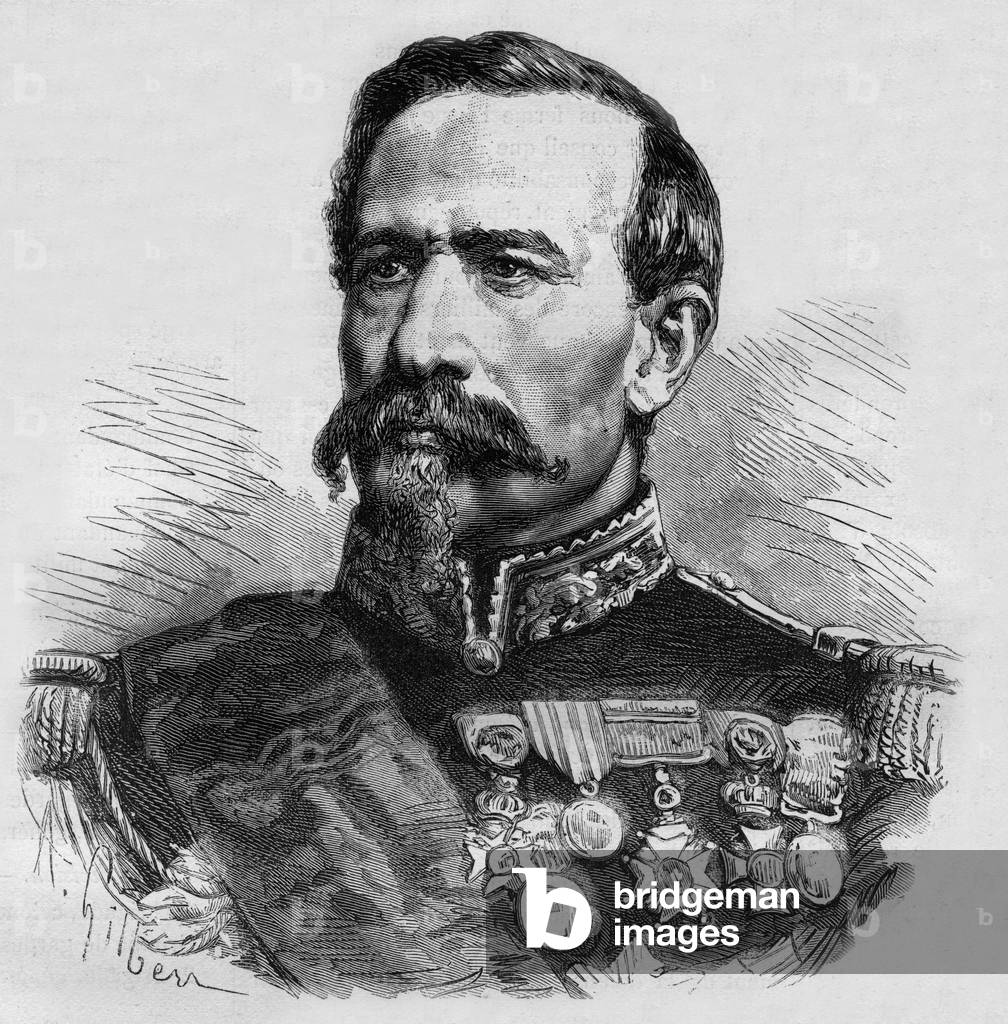 General Bourbaki, 19th century (engraving)