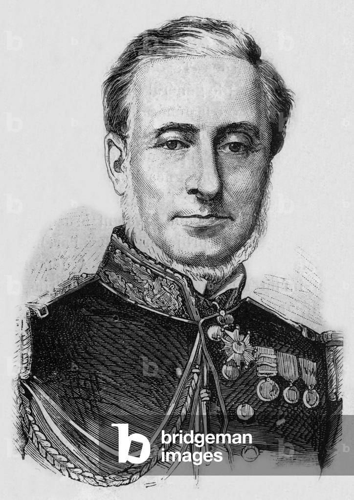 Edmond Jurien de La Graviere, 19th century (engraving)
