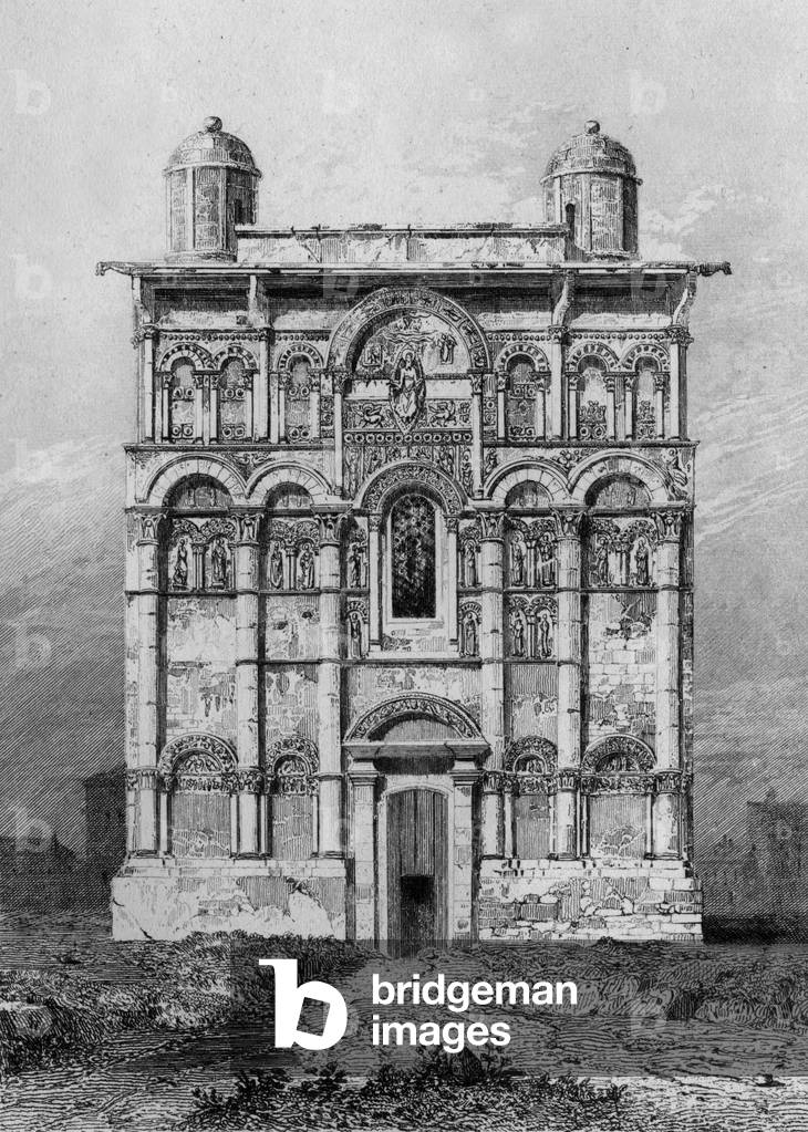 Cathedrale d'Angouleme, 19th century (engraving)
