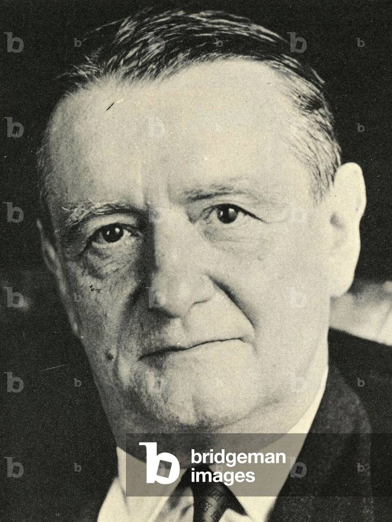 Georges Auric - French composer and pianist, c.1960 (photo)