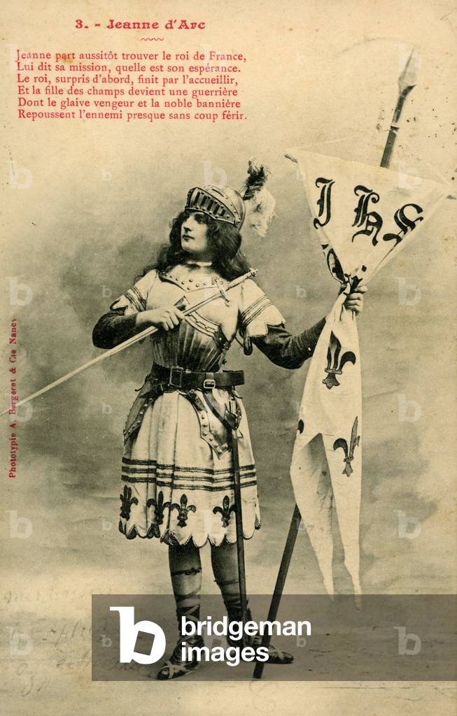 Jeanne d Arc Postcard around 1900
