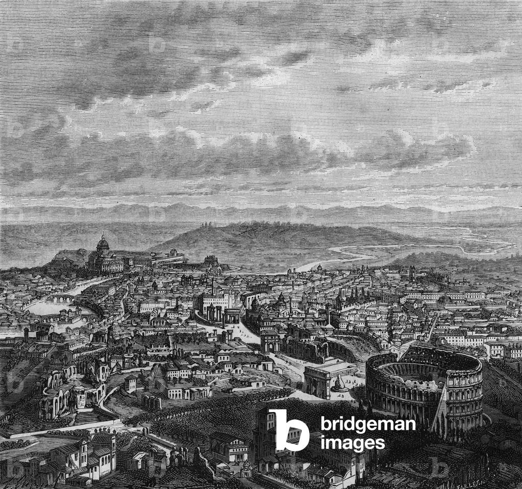 Rome, 19th century (engraving)