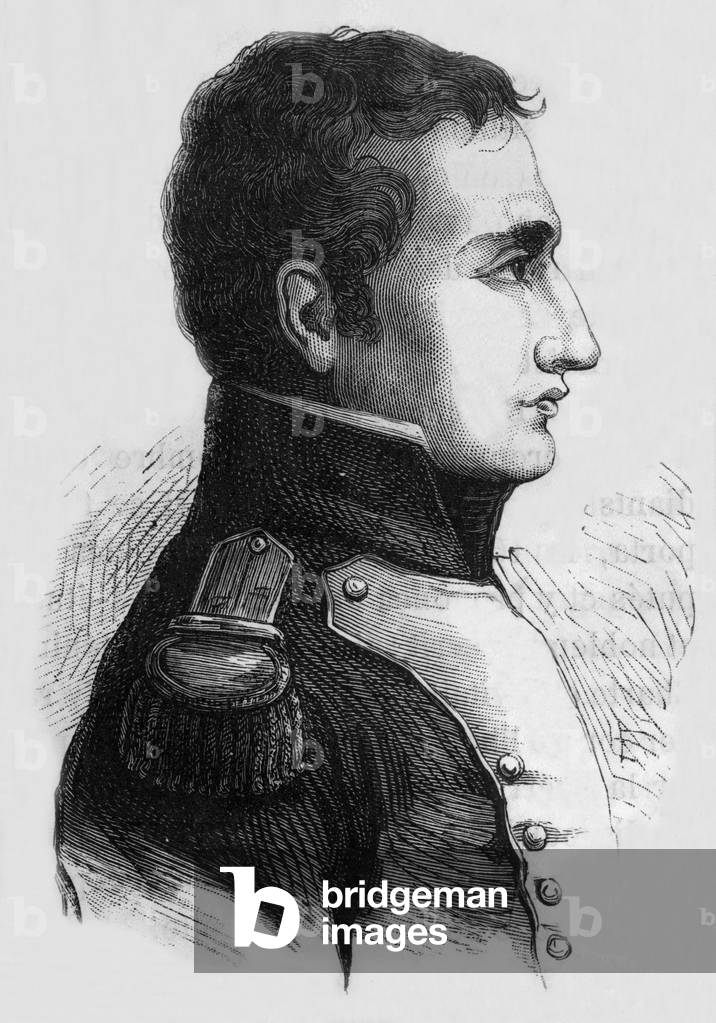 Charles de la Bedoyere, 19th century (engraving)