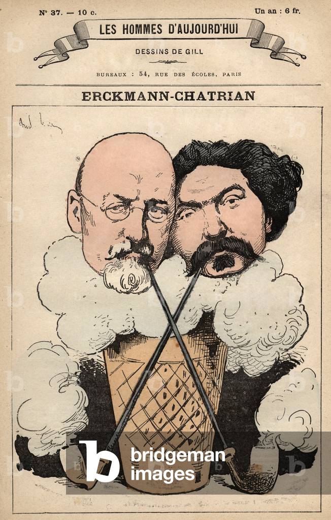 Frontpage of French paper 