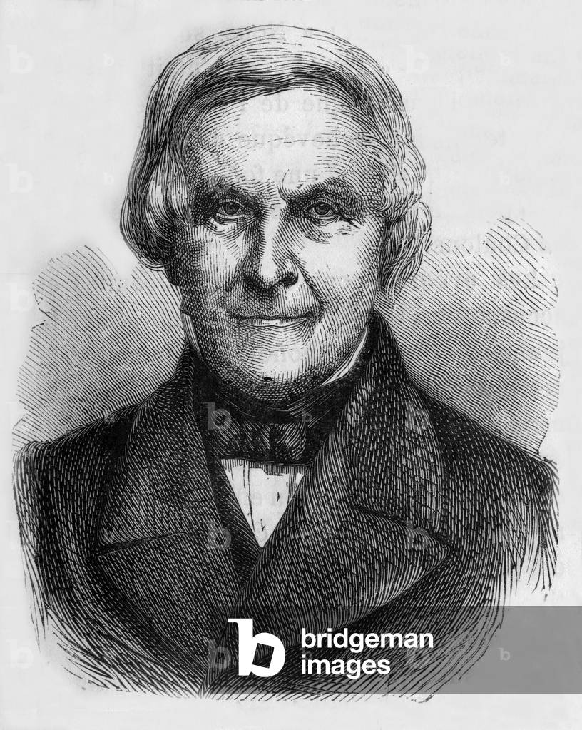 Jules Michelet, 19th century (engraving)