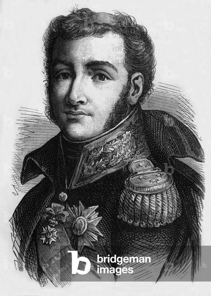 Count Bertrand, 19th century (engraving)