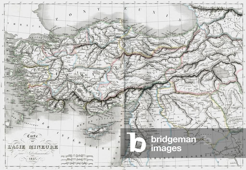 Map of Asia Minor