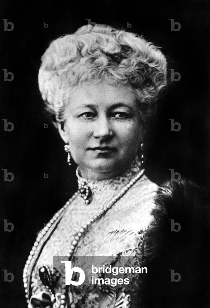 Augusta Victoria of Schleswig-Holstein, c.1910 (b/w photo)