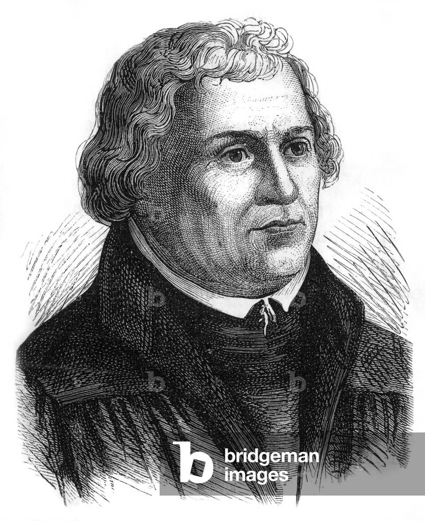 Martin Luther, 19th century (engraving)