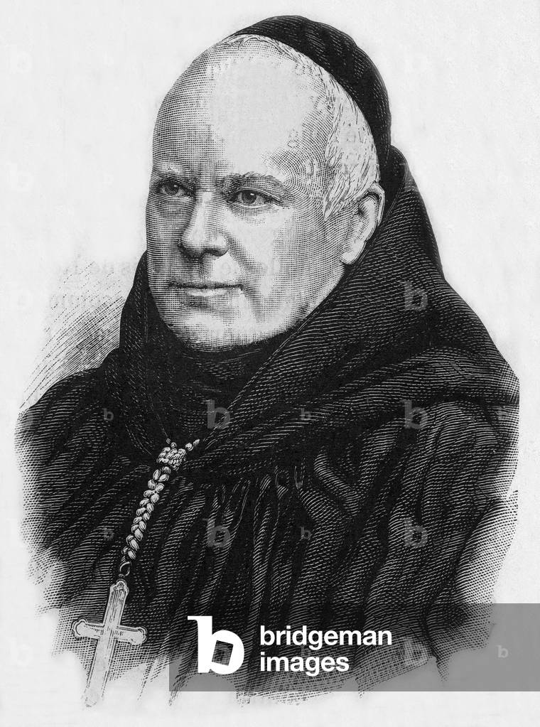 Dom Prosper Gueranger, 19th century (engraving)
