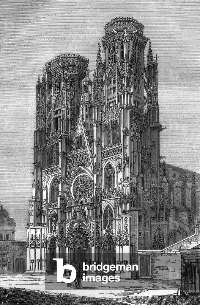 Toul Cathedral, 1838 (engraving)