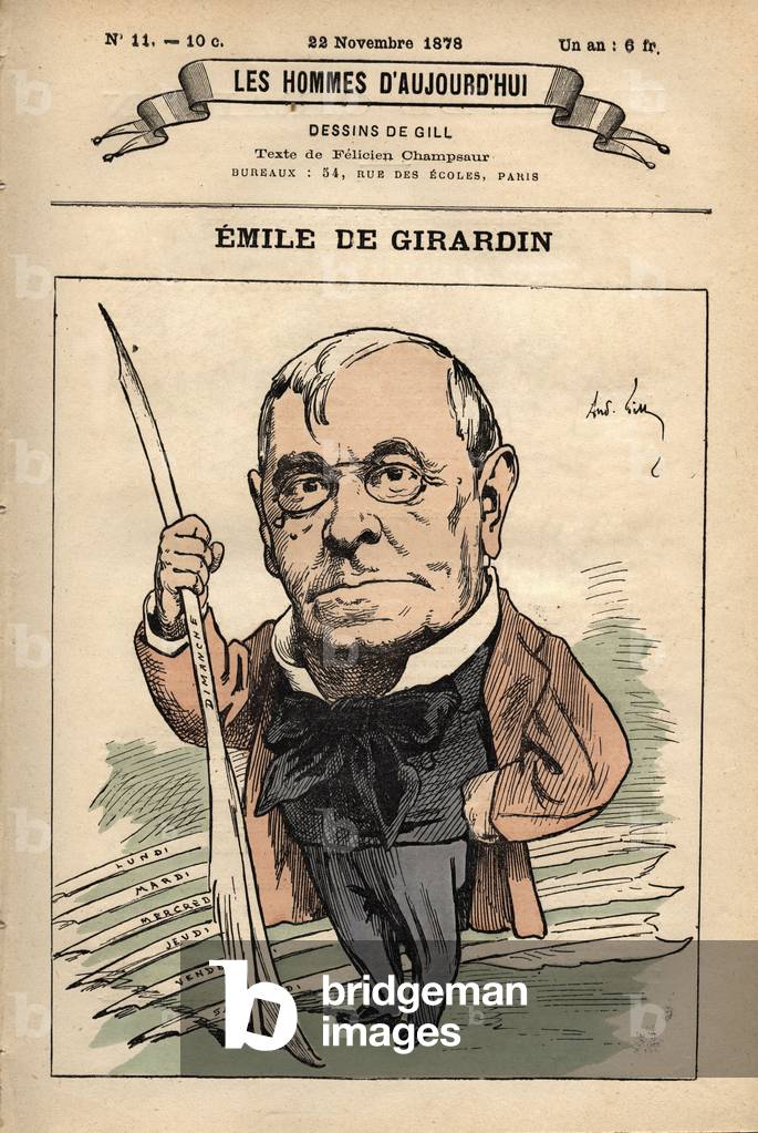 Frontpage of French paper 