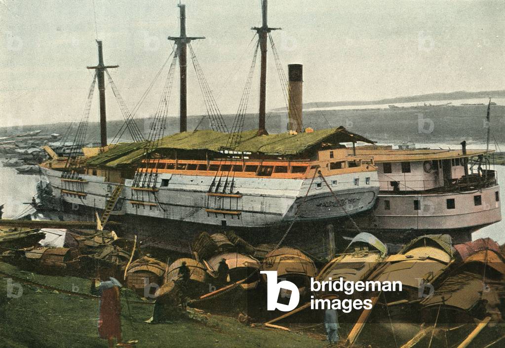 Hanoi Red River Banks circa 1910