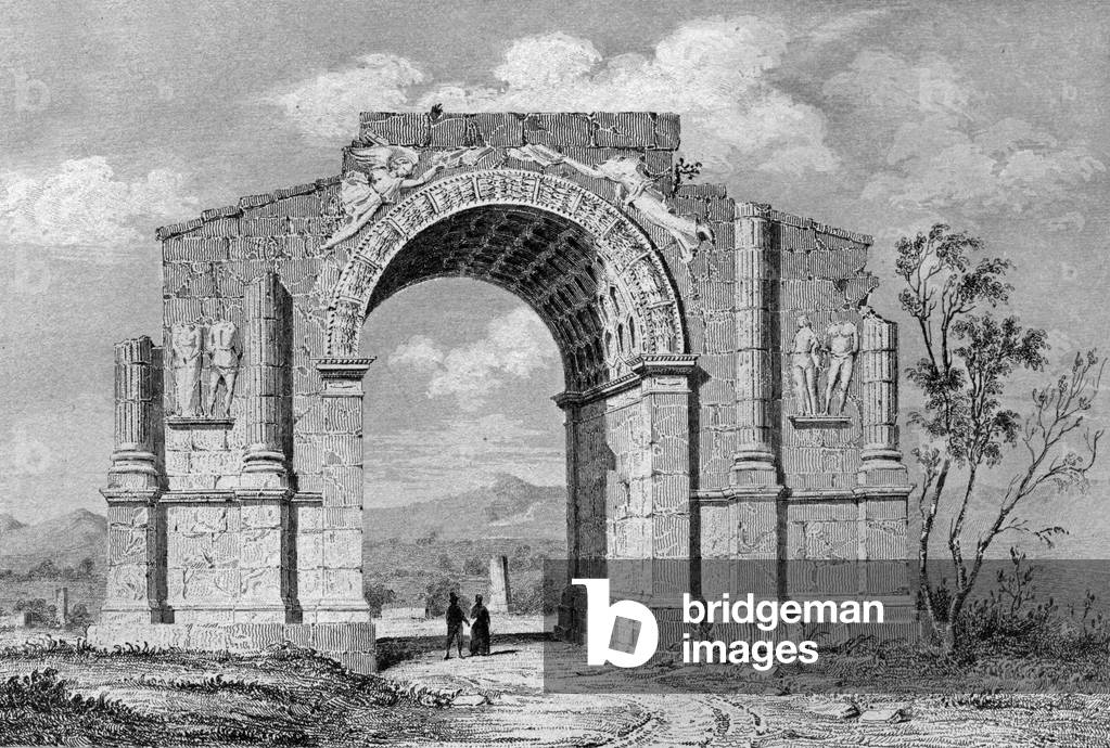 The Arch of Saint Remi, 19th century (engraving)