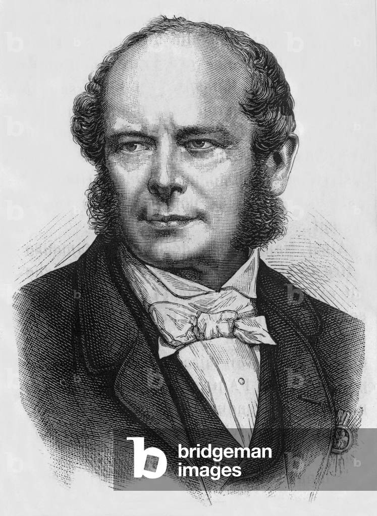 Friedrich Ferdinand Beust, 19th century (engraving)