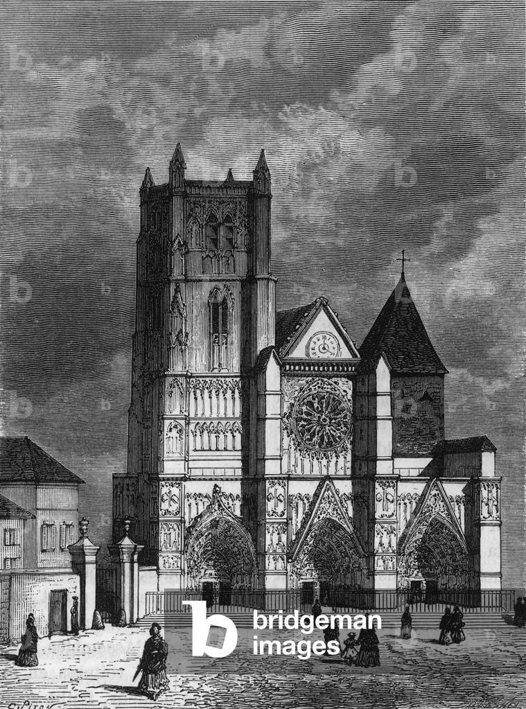 Meaux Cathedral, 19th century (engraving)