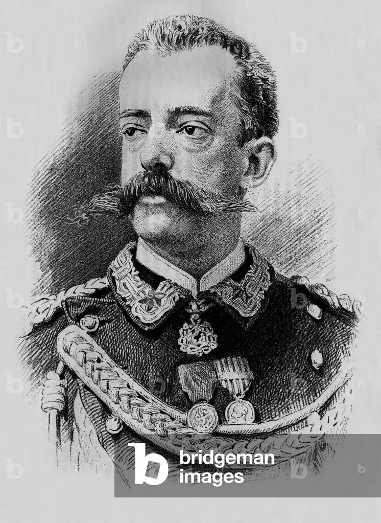 Prince Amedee of Savoy, 1888 (engraving)