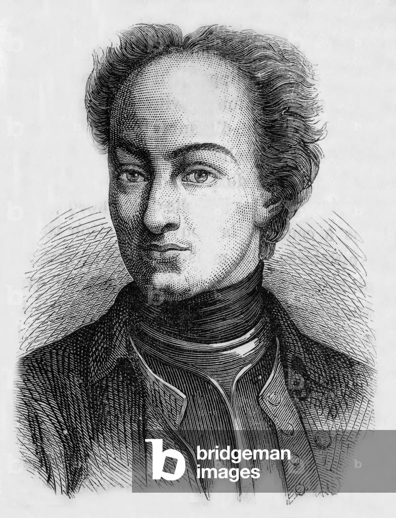 Charles XII of Sweden, 19th century (engraving)