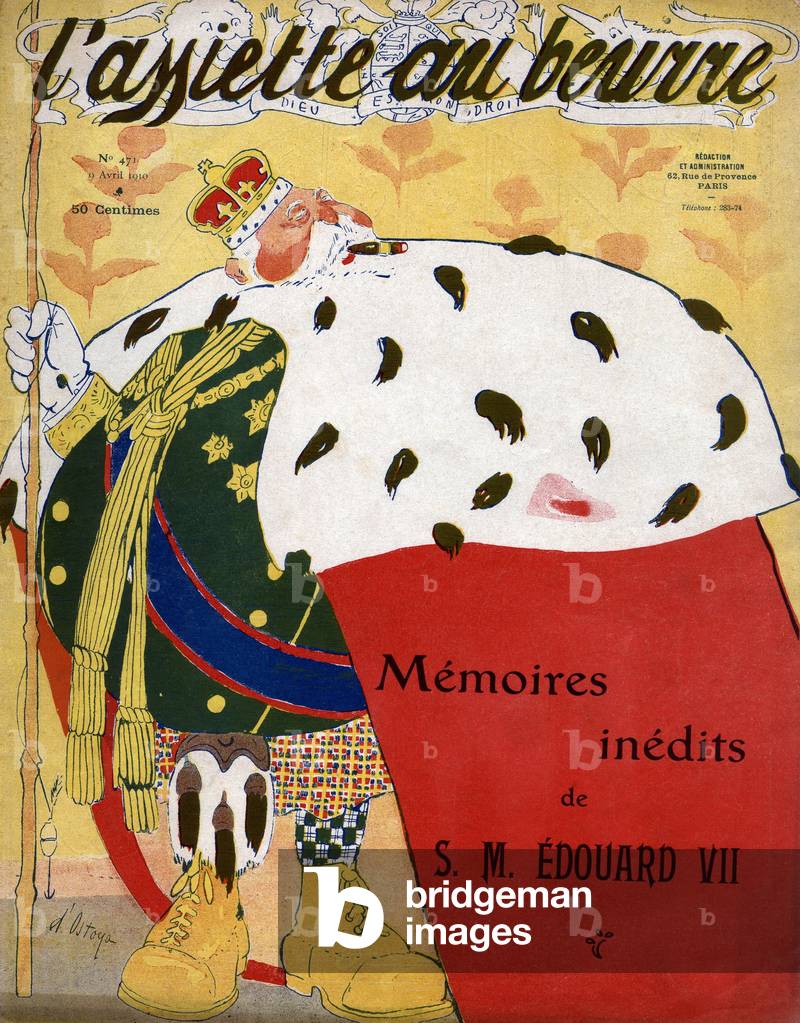 Frontpage of French satirical paper  L'Assiette au Beurre