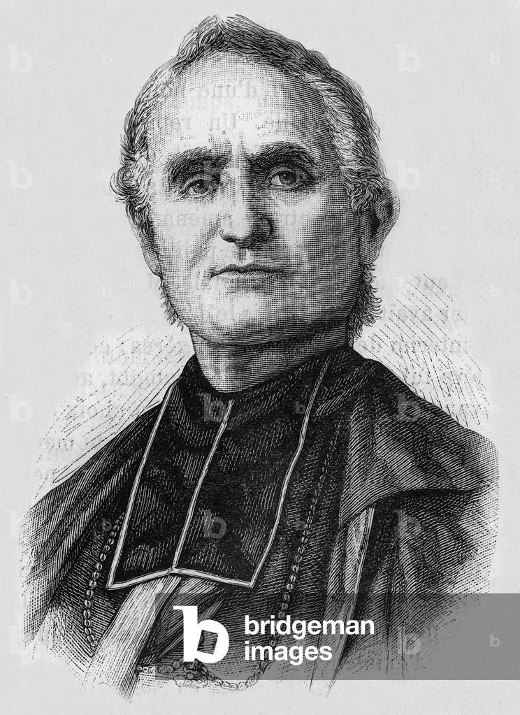 Monseigneur Felix Dupanloup, 19th century (engraving)
