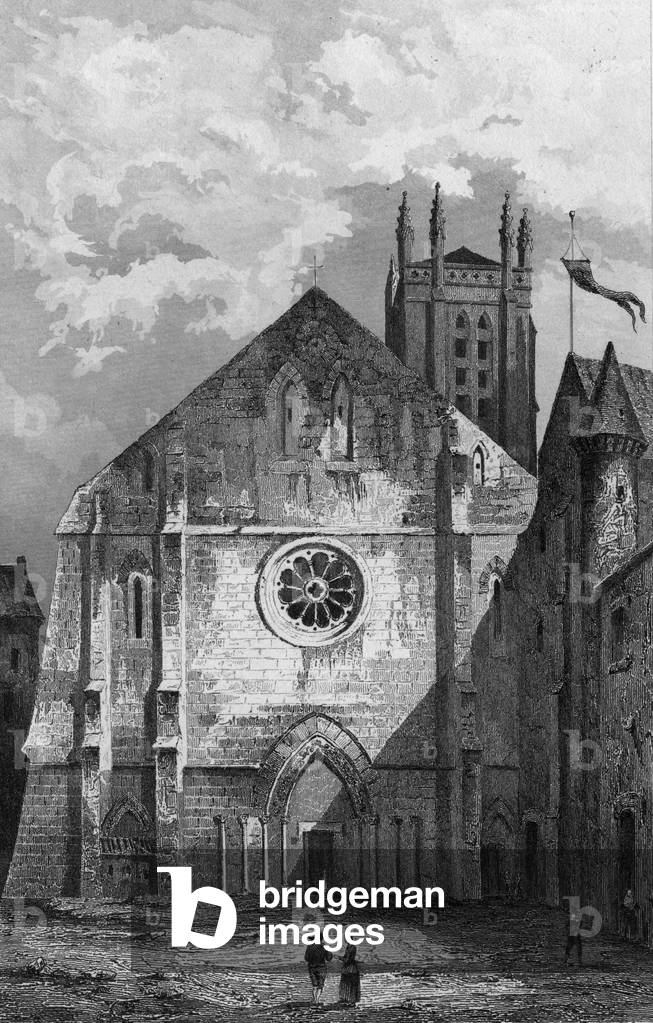 Eglise Sainte Genevieve, 19th century (engraving)