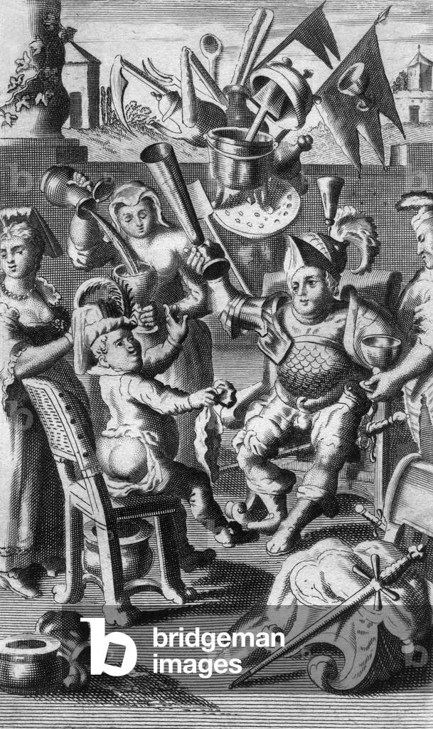 L'enfance de Gargantua, 1798 (engraving)