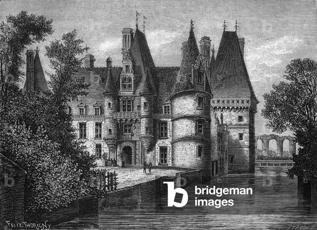 Château de Maintenon, 19th century (engraving)