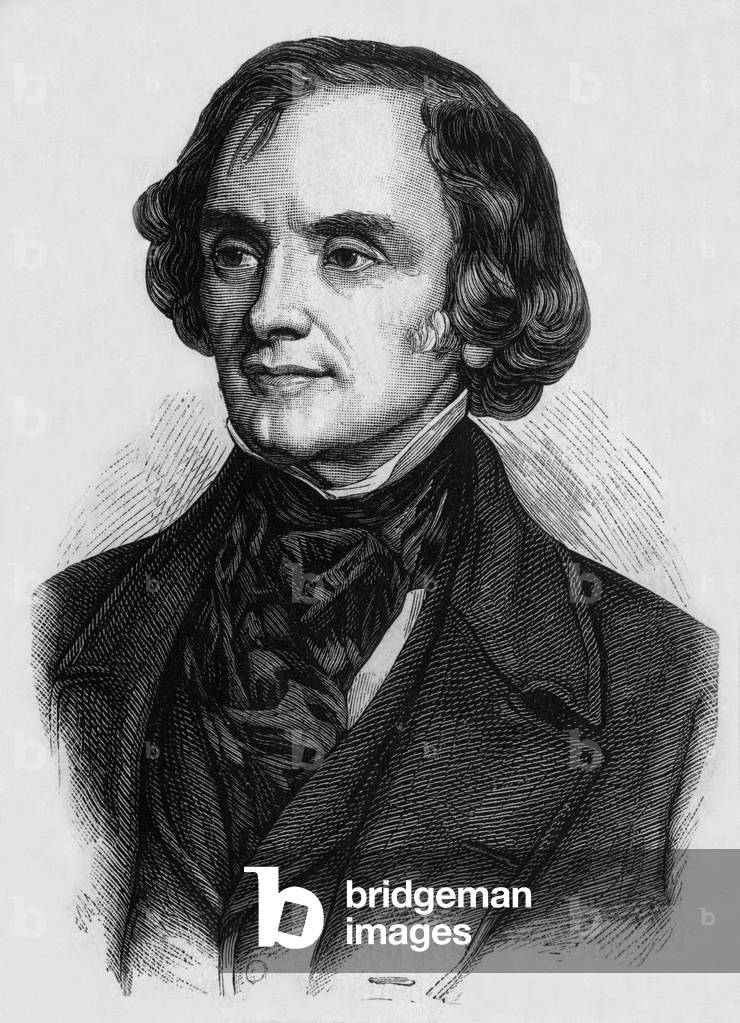 Lord John Russell, 19th century (engraving)