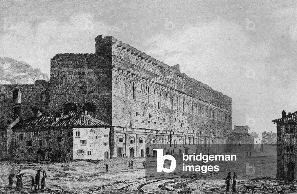 Theatre d'Orange, 19th century (engraving)