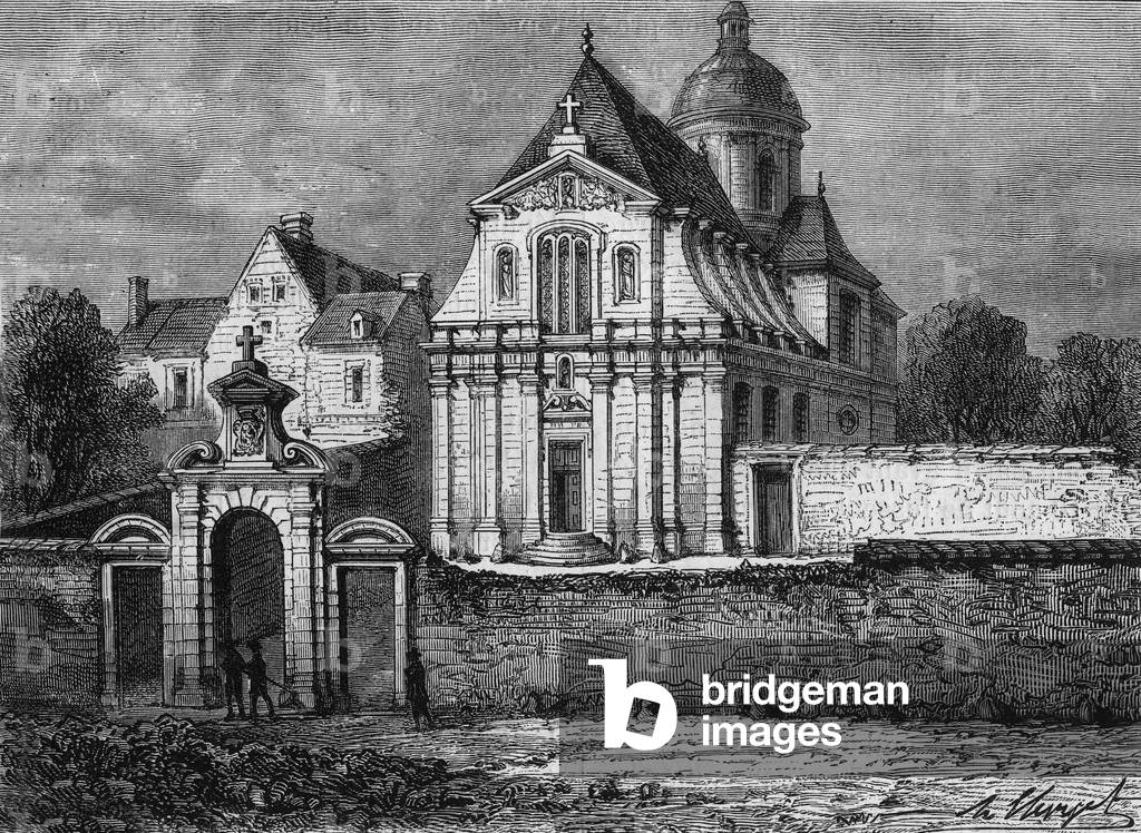 Eglise des Carmes, 19th century (engraving)