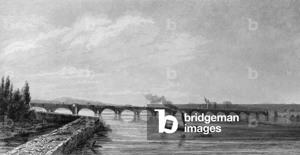 Pont Saint Esprit, 19th century (engraving)