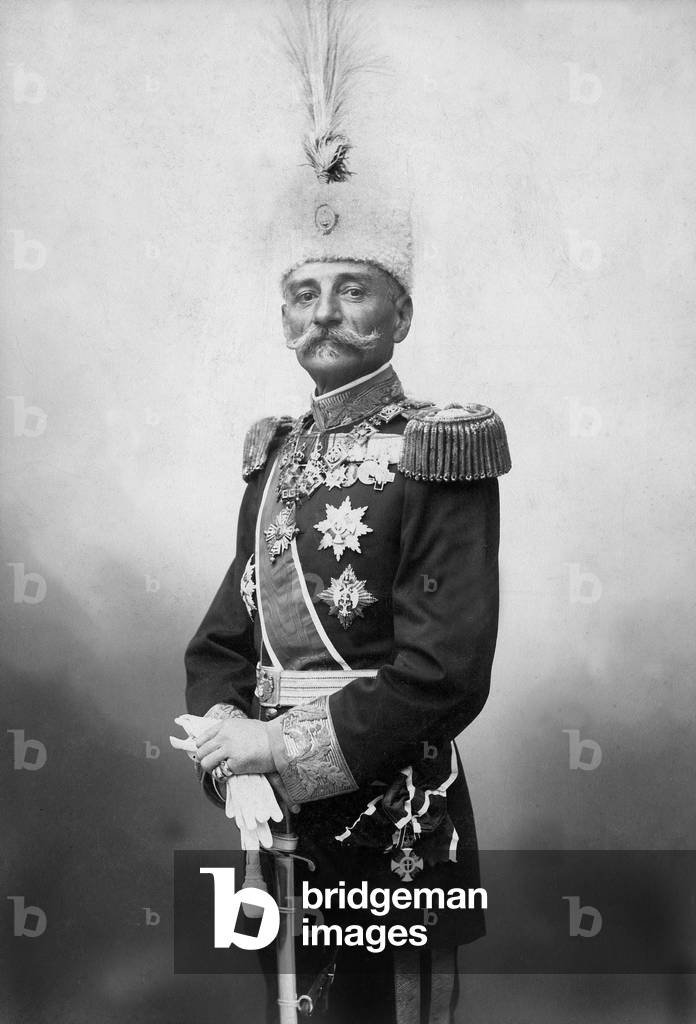 king Peter 1st of Serbia (1844-1921, reign in 1903-1921), c.1900