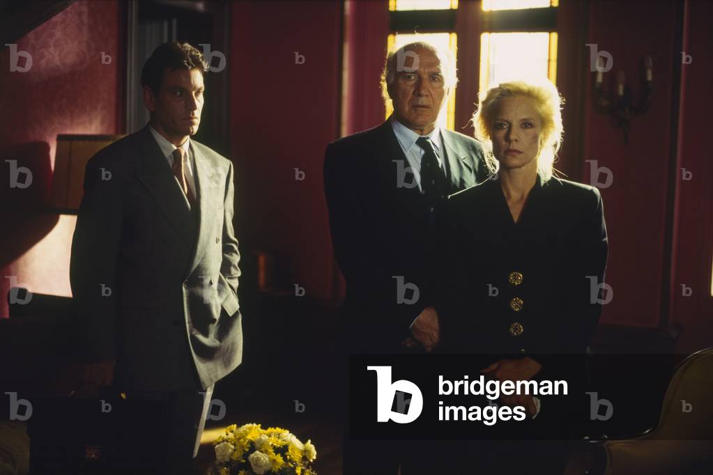 On Set of the Film L'Ange Noir
