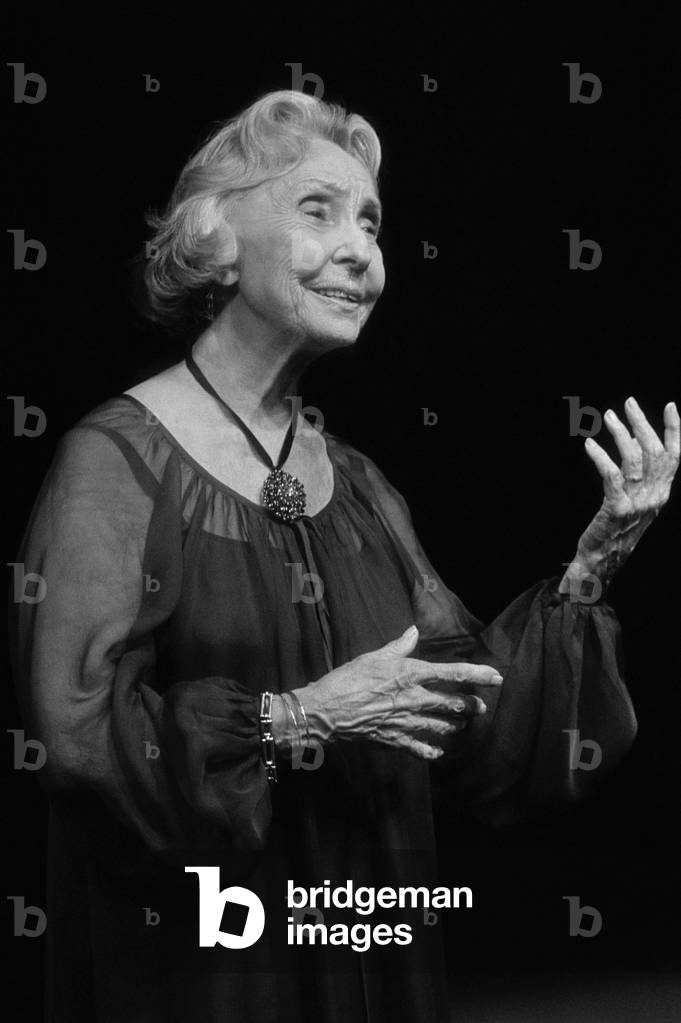 27 Sep 1977, Paris, France French Actress Madeleine Renaud