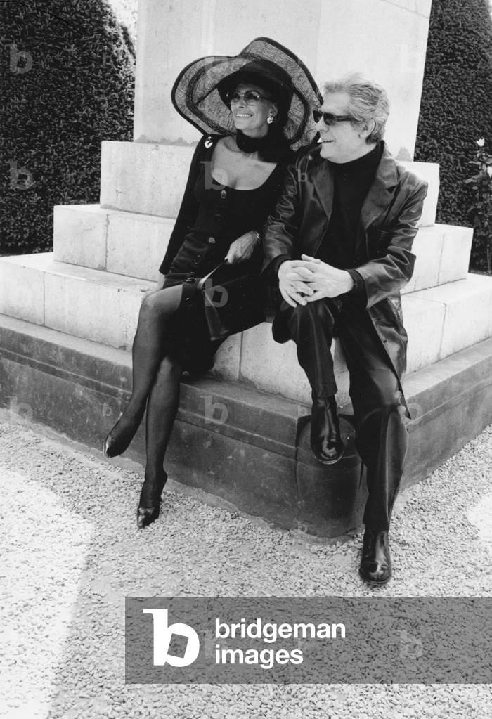 Marcello Mastroianni and Sophia Loren, 1994 (photo)