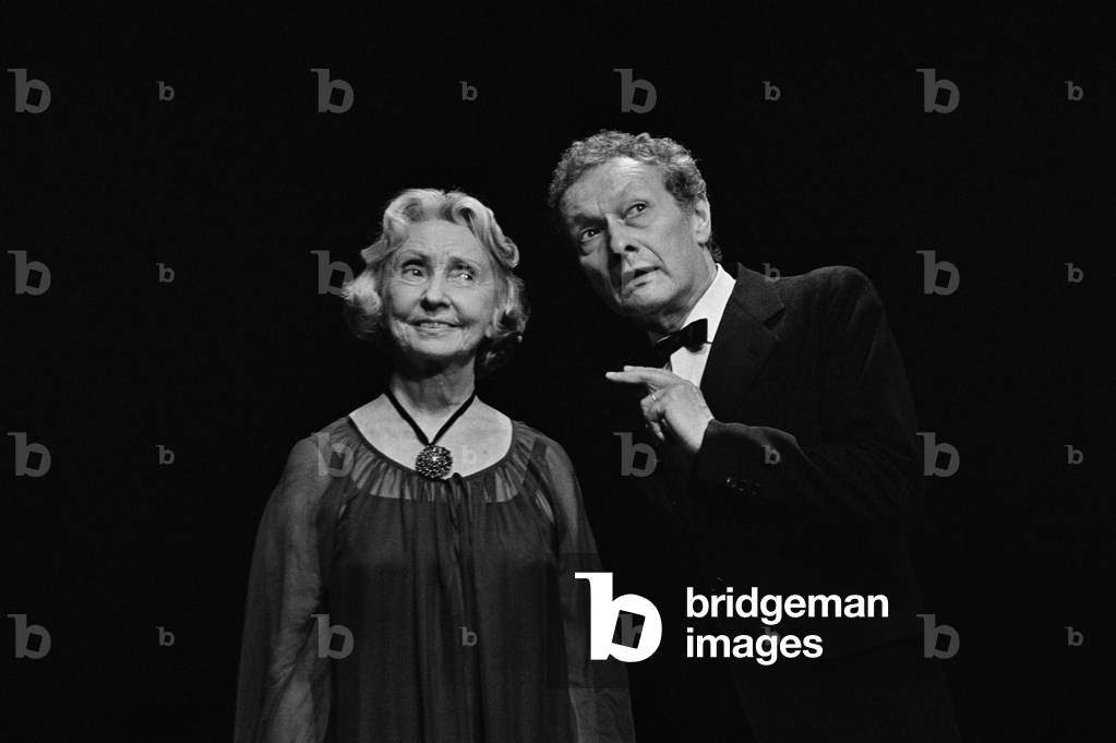 27 Sep 1977, Paris, France French Actress Madeleine Renaud and Jean-Louis Barrault