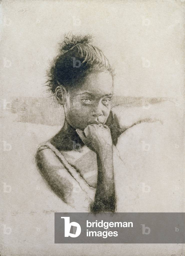 Eleuthera Girl (acquaforte)