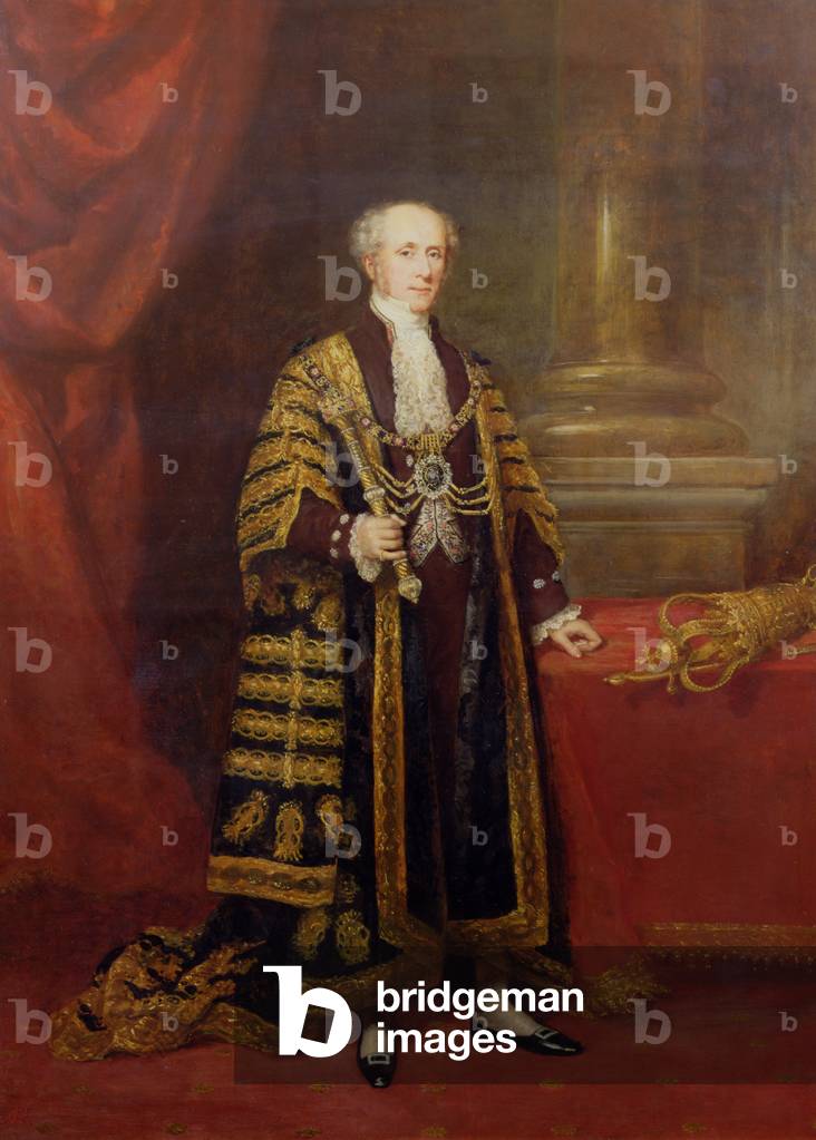 Portrait of Colonel Sir Samuel Wilson, Lord Mayor of London, 1838 (oil on canvas)