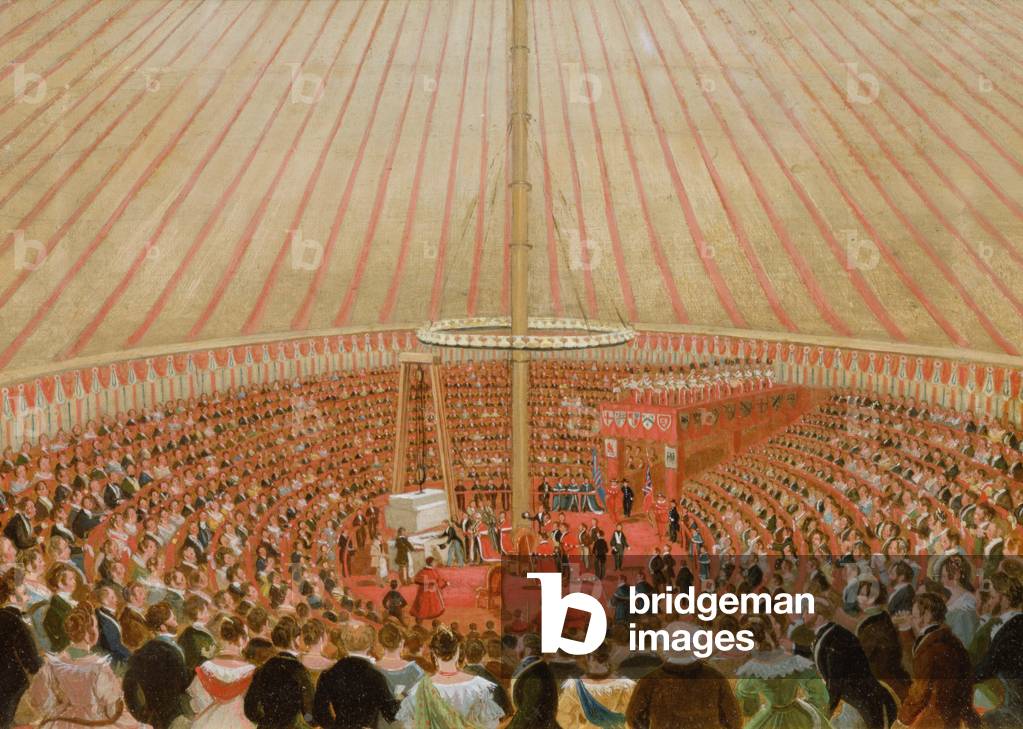 Laying the Foundation Stone of the Royal Exchange, 17th January 1840, 1842 (oil on canvas)